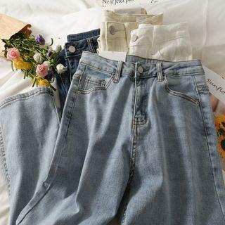 High-waist Slim-fit Jeans In 6 Colors