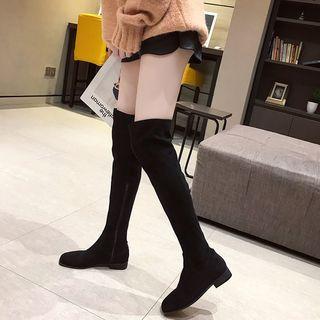 Zip-up Over-the-knee Boots
