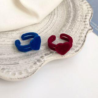 Velvet Heart Open Ring