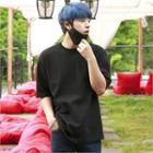 Plain Boxy-fit Cotton T-shirt