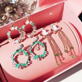 Animal Hoop / Beaded / Fringed Earring (various Designs)