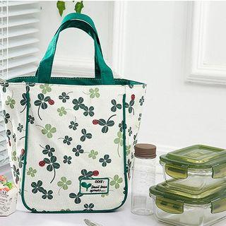 Canvas Clover Lunchbox Bag