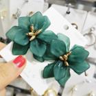 Acrylic Flower Earring 1 Pair - As Shown In Figure - One Size