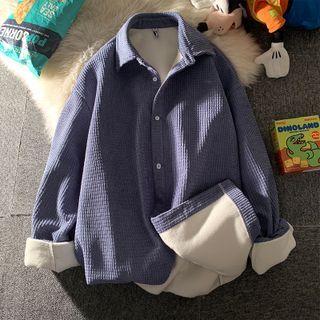Fleece Lined Waffle Shirt