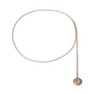 Shell Chain Belt 0519 - Gold - One Size