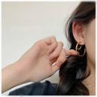 925 Sterling Silver Double Open Hoop Earrings