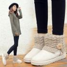 Knit Snow Boots