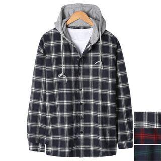 Plaid-check Hoodie