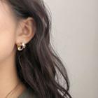 Matte Alloy Earring Gold - One Size