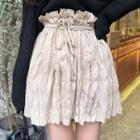 Mini A-line Ruched Skirt