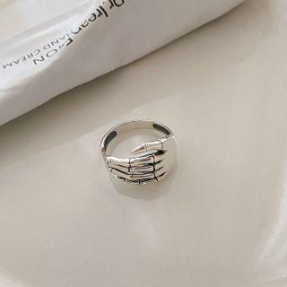 Palm Alloy Ring Silver - One Size
