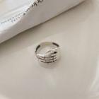 Palm Alloy Ring Silver - One Size