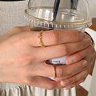 Wirework Silver Ring Gold - One Size