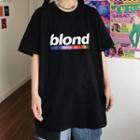 Short-sleeve Letter Print T-shirt Black - One Size