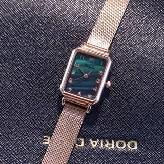 Set: Retro Rectangle Bracelet Watch + Moon & Star Bracelet
