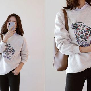 Bird Printed Sweatshirt