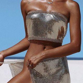 Glitter Tube Top