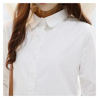 Long-sleeve Brushed Fleece Shirt