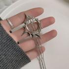 Sun Brooch Silver - One Size