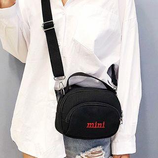 Lettering Diagonal Shoulder Bag