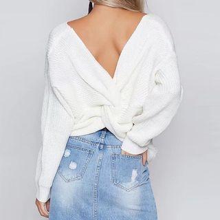 Knotted Knit Sweater