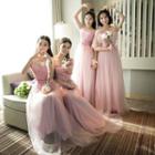 Embroidered Lace Bridesmaid Dress (4 Designs)