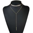 Stainless Steel Layered Choker Necklace