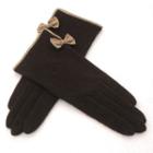 Bow Accent Touchscreen Gloves
