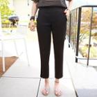 Band-waist Pocket-side Tapered Pants