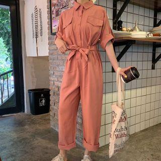 Tie Waist Jumpsuit