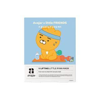 Avajar - V Lifting Little Friends Mask Set - 3 Types Little Ryan