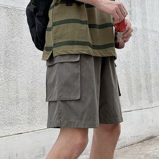Pocket Knee-length Shorts
