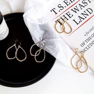 Metal Loop Drop Earring
