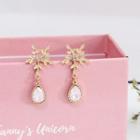 Rhinestone Branches Dangle Earring As Shown In Figure - One Size