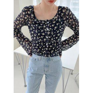 Floral Lace Short Cardigan
