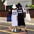 Letter Raglan Long-sleeve T-shirt Dress