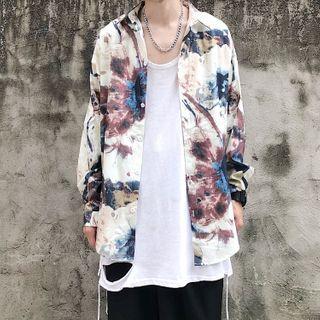Couple Matching Long Sleeve Tie-dye Shirt