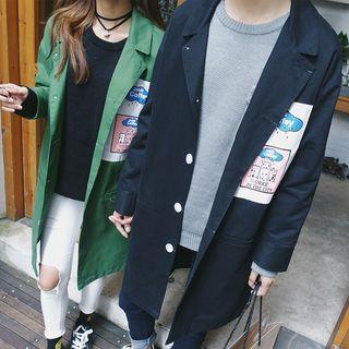 Couple Long Trench Jacket