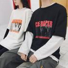 Couple Matching Mock Two-piece Printed Pullover
