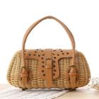 Buckled Woven Tote