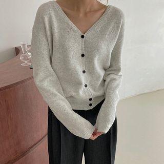 V-neck M Lange Woolen Cardigan