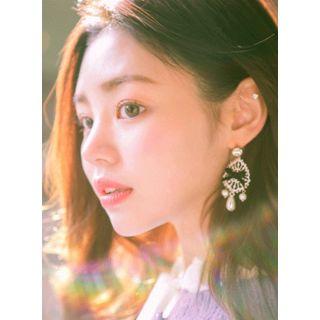 Ribbon Lace Drop Earrings