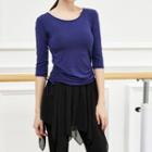 Dance 3/4-sleeve T-shirt / Yoga Pants / Set