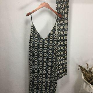 Pattered Spaghetti Strap Playsuit