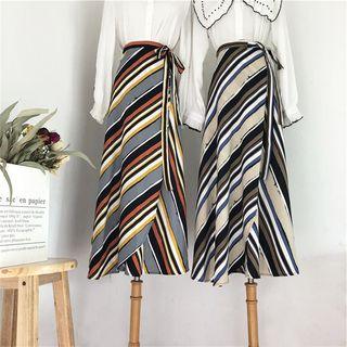 Colorful Striped Skirt
