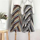 Colorful Striped Skirt