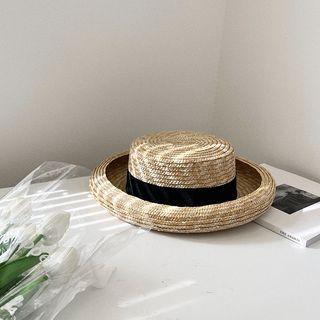 Bowler Straw Hat Khaki - M