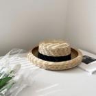 Bowler Straw Hat Khaki - M