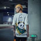 Panda-print T-shirt