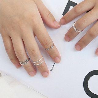 925 Sterling Silver Layered Open Ring (various Designs)